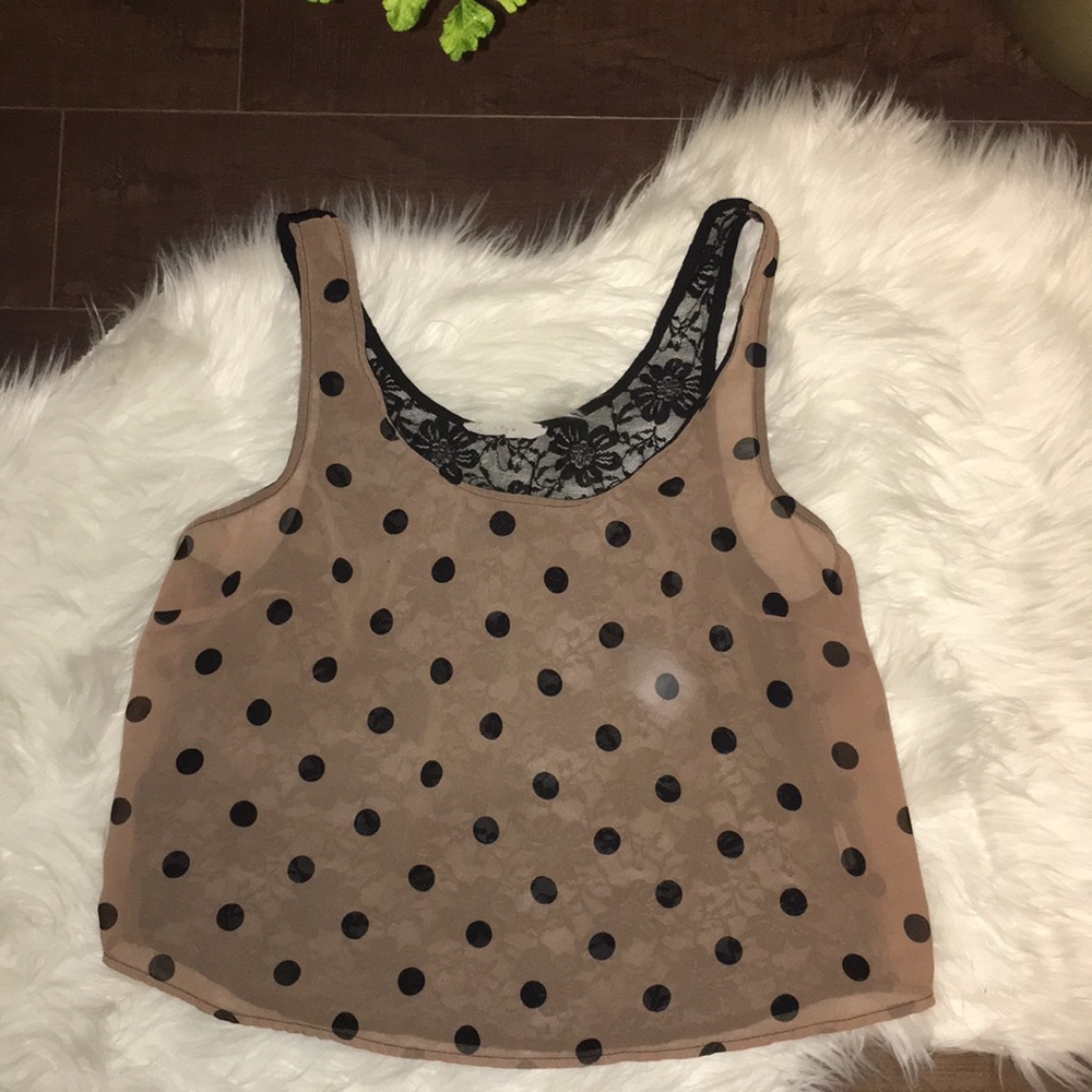 Lush brand sheer tank